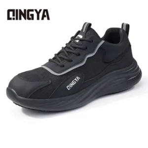 New black microfiber solid MD sole chef shoes GUYISA