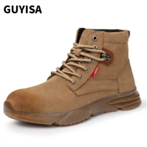 Women's work shoes comfortable steel toe casual work boots near me PPE safety shoes China supplier