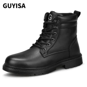 Protective Shoes Boots Steel Toe Industries Construction Slip Resistant  Work Boots With Steel Toe GUYISA SINOSENSE In China