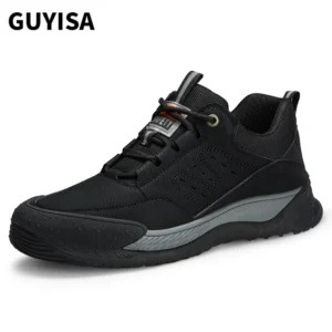 SINOSENSE in china ppe Black waterproof microfiber leather steel toe safety work shoes for men SINOSENSE in china PPE