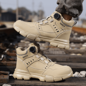 Man's smash proof safety shoes for work