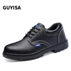 Work shoes outdoor waterproof wear resistant rubber soled steel toes